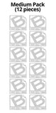 B-Epic Mini Decal Pack - White