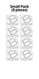 B-Epic Mini Decal Pack - White