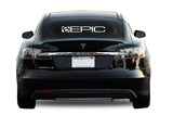2-Pack B-Epic Logo Decal - White (~2.5" H x ~20 W)