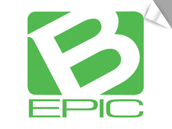 Large B-Epic Logo Decal - Green (~11" H x ~12 W)