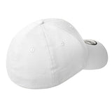 New Era Structured Stretch Cotton Cap with B-Epic Patch - White