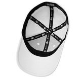 New Era Structured Stretch Cotton Cap with B-Epic Patch - White